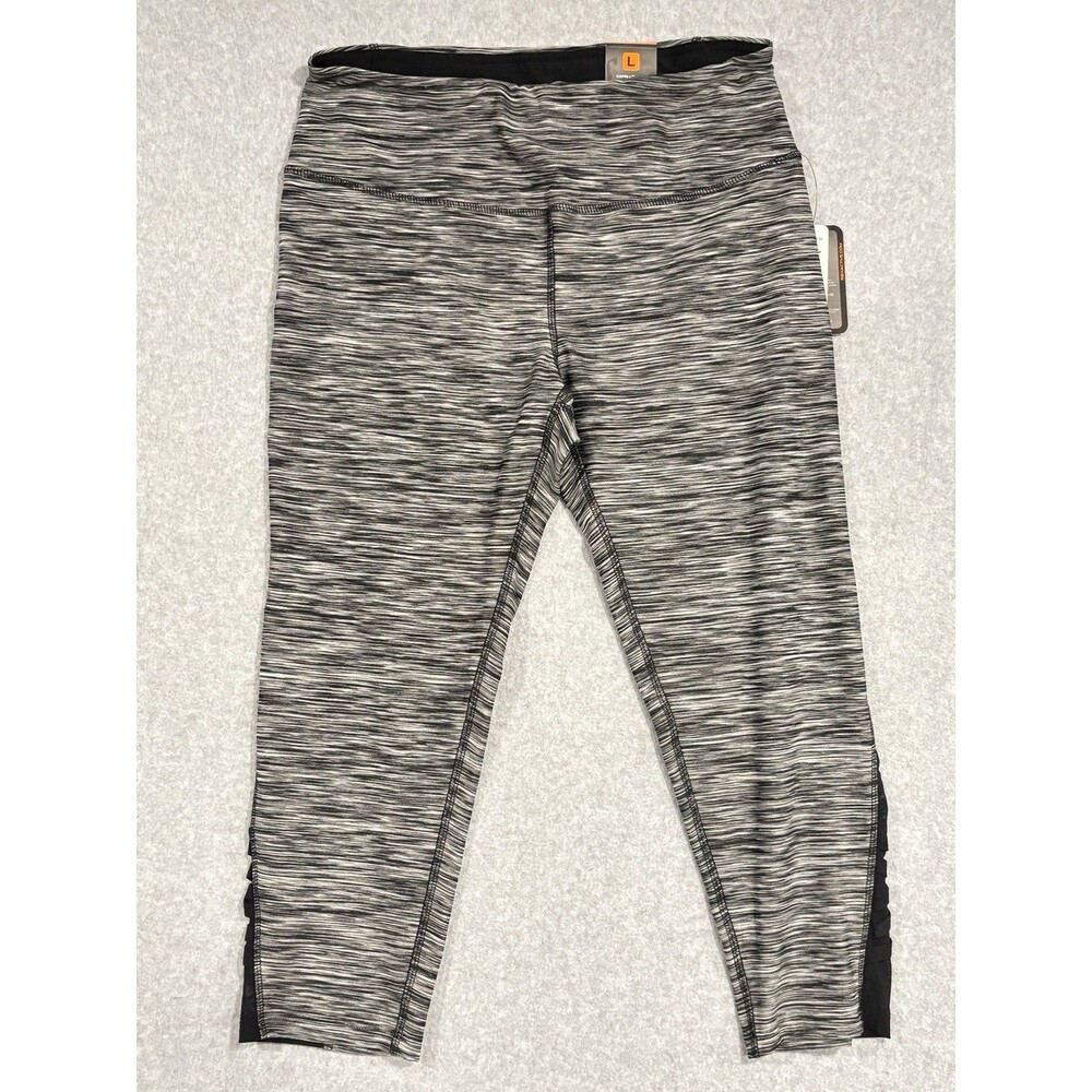 RBX Activewear Leggings Fitness Sz Large Crop Capri Leggings Athleisure Sporty